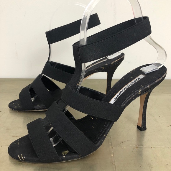 Manolo Blahnik Strappy Stretch Sandal